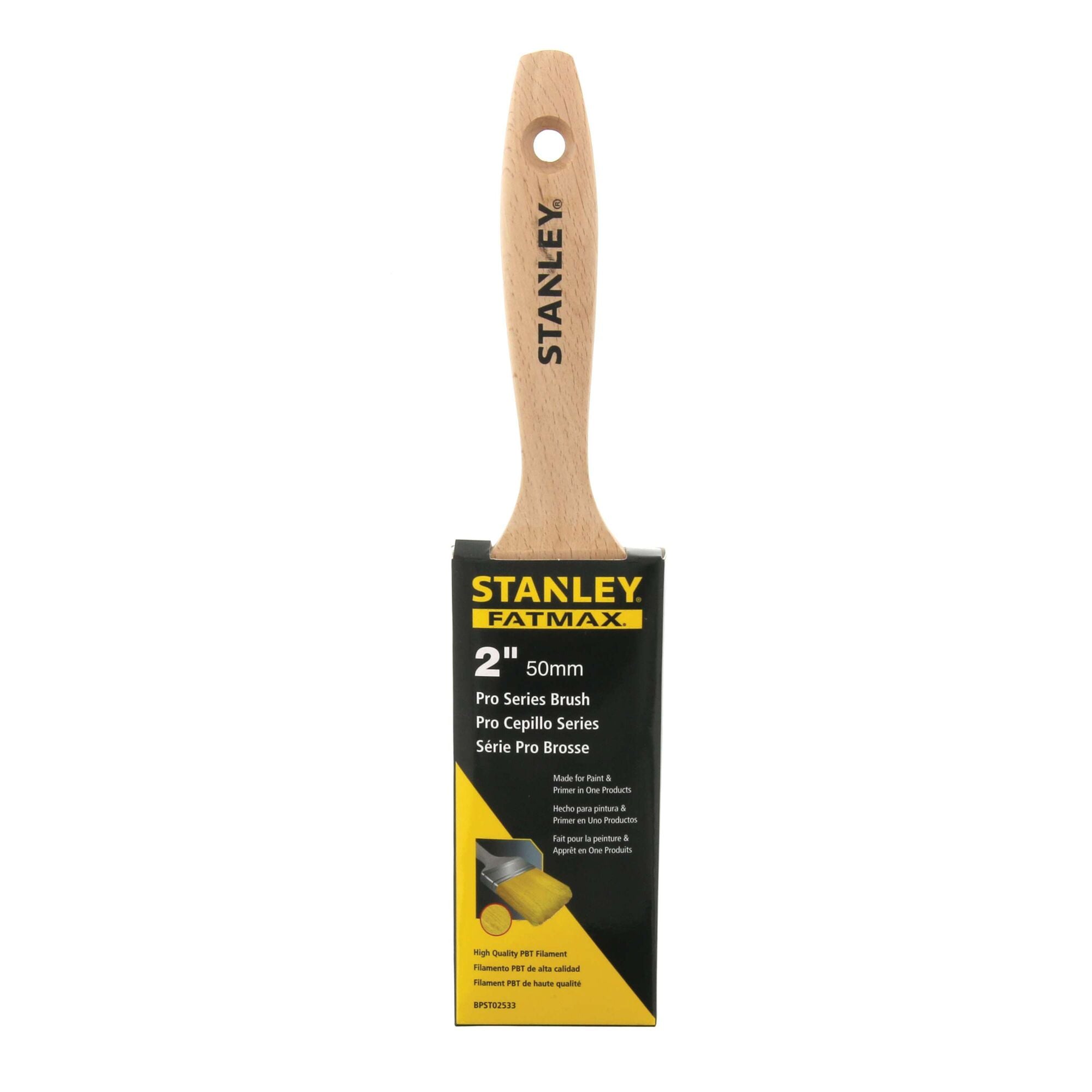 2 in STANLEY® FATMAX®  PBT Flat Paint Brush thumbnail 2