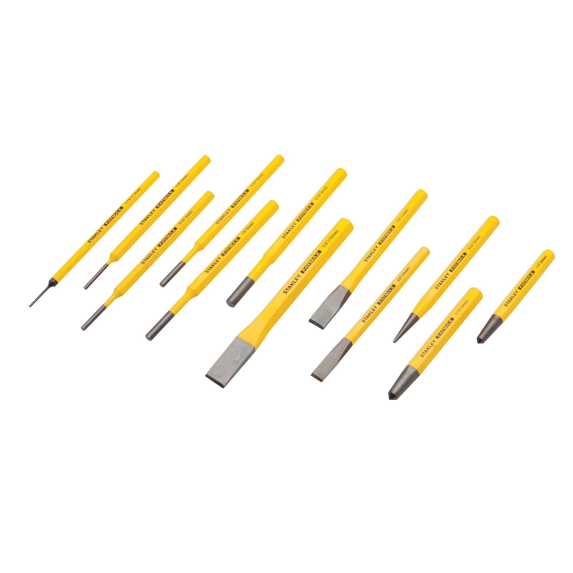 12 pc STANLEY® FATMAX® Punch and Chisel Set thumbnail 2