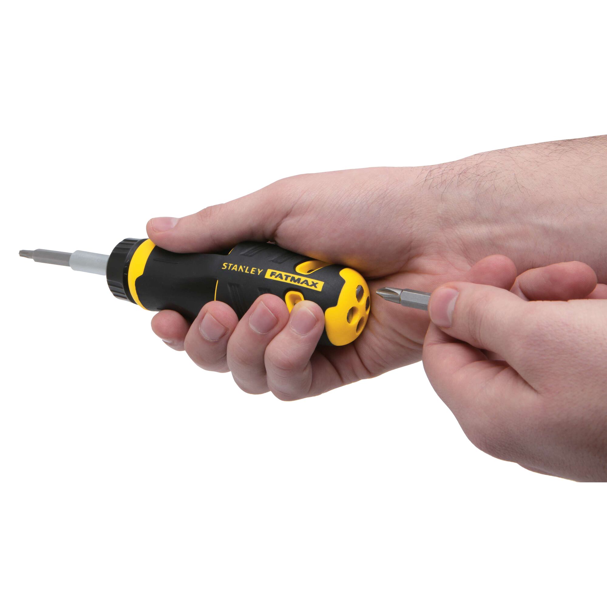 STANLEY® FATMAX® Push-N-Pick Multi-Bit Ratcheting Screwdriver thumbnail 3