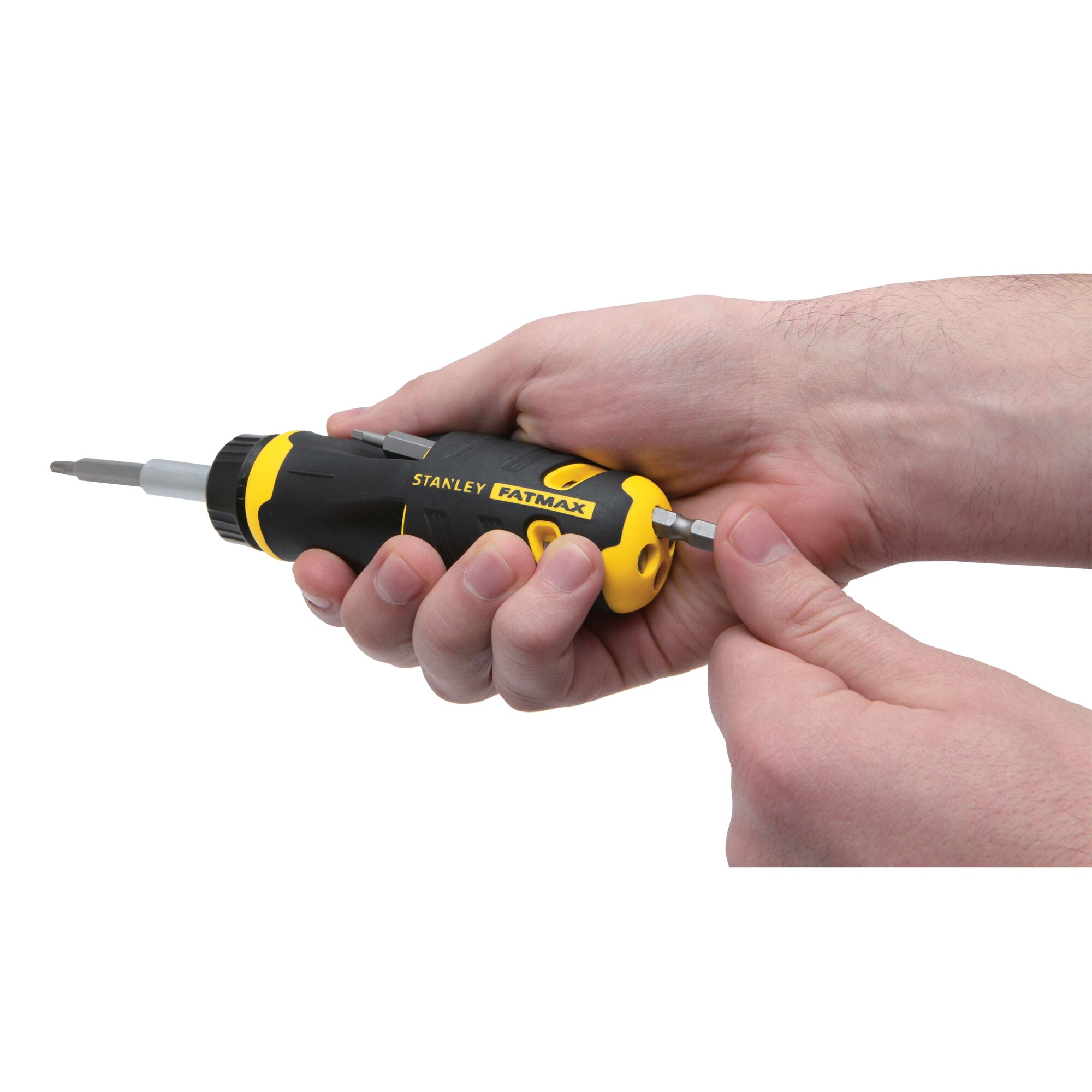 STANLEY® FATMAX® Push-N-Pick Multi-Bit Ratcheting Screwdriver thumbnail 4