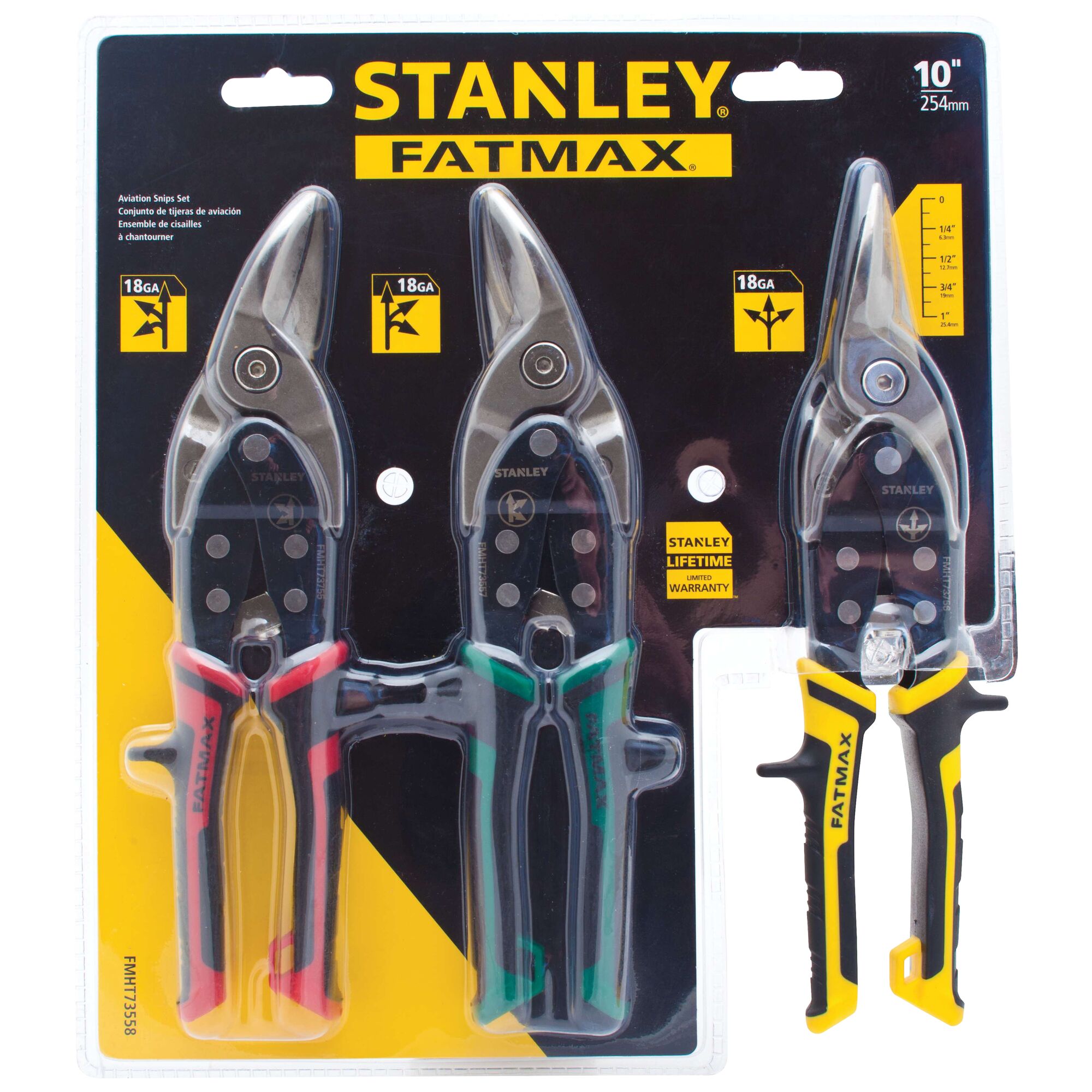 3 pc STANLEY® FATMAX® Aviation Snip Set thumbnail 2