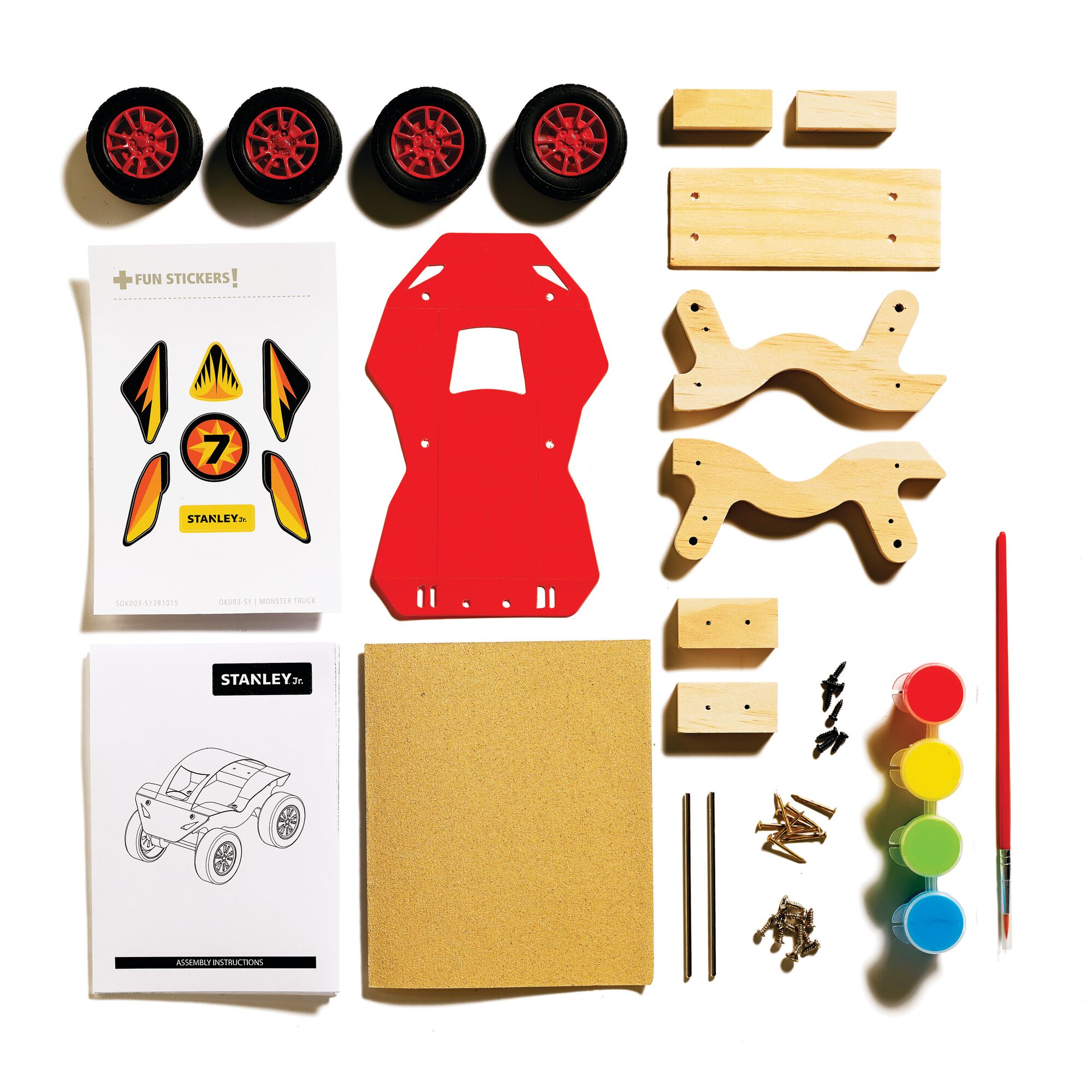 STANLEY Jr. Wooden DIY Kit - Monster Truck thumbnail 3