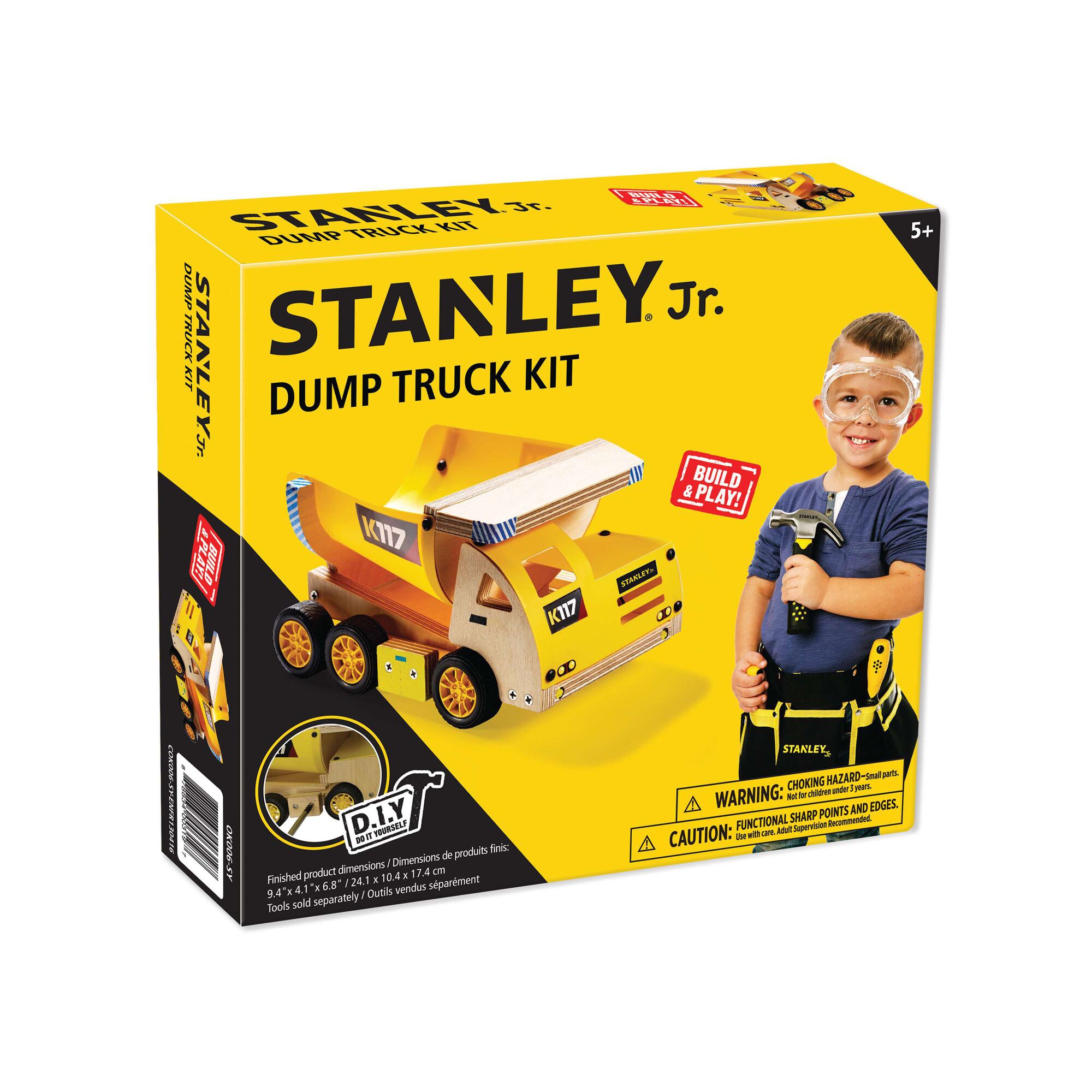 STANLEY Jr. Wooden DIY Kit - Dump Truck thumbnail 2