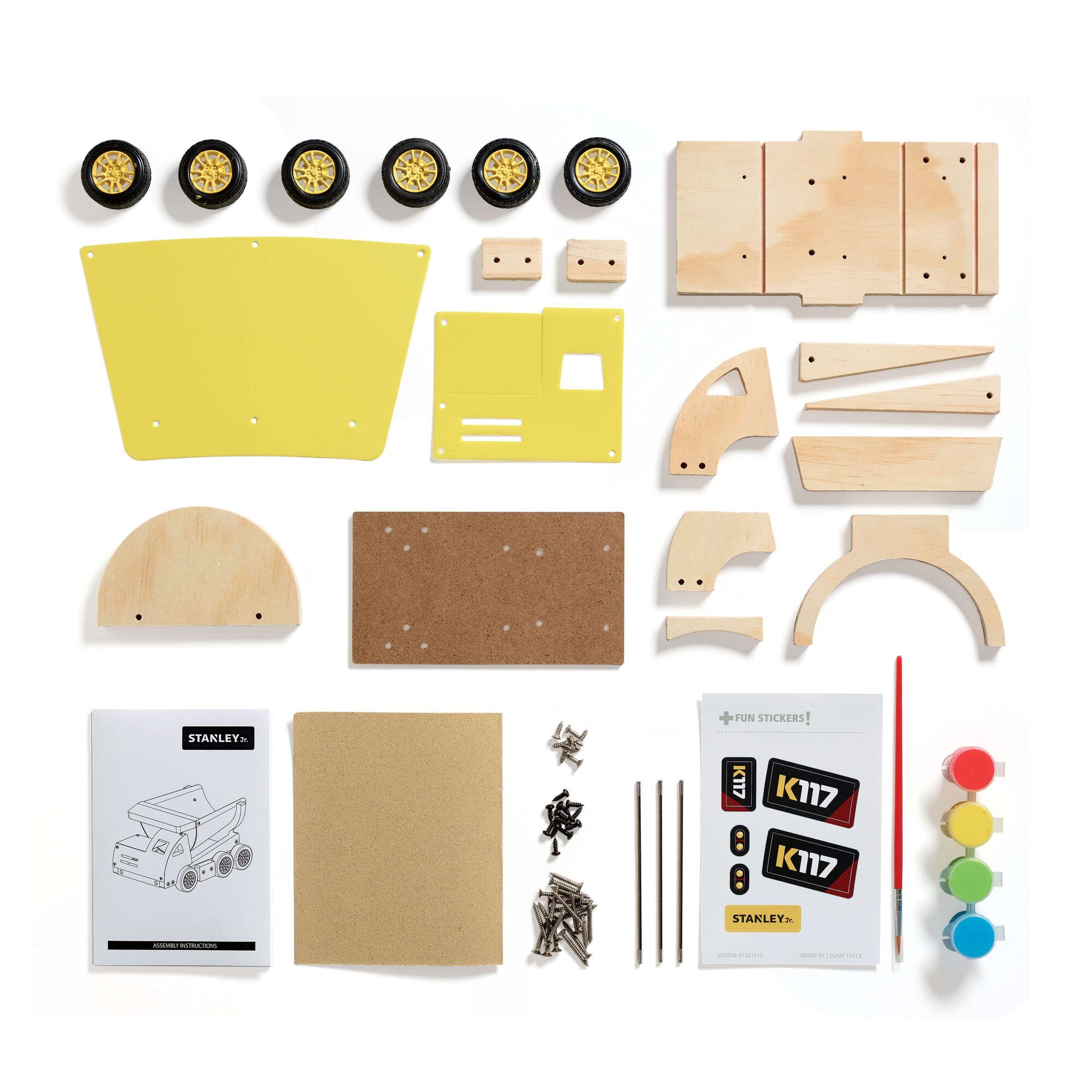 STANLEY Jr. Wooden DIY Kit - Dump Truck thumbnail 3