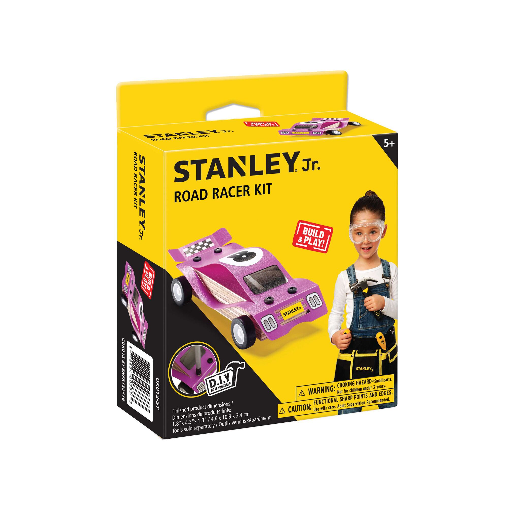 STANLEY Jr. Wooden DIY Kit - Road Racer thumbnail 2