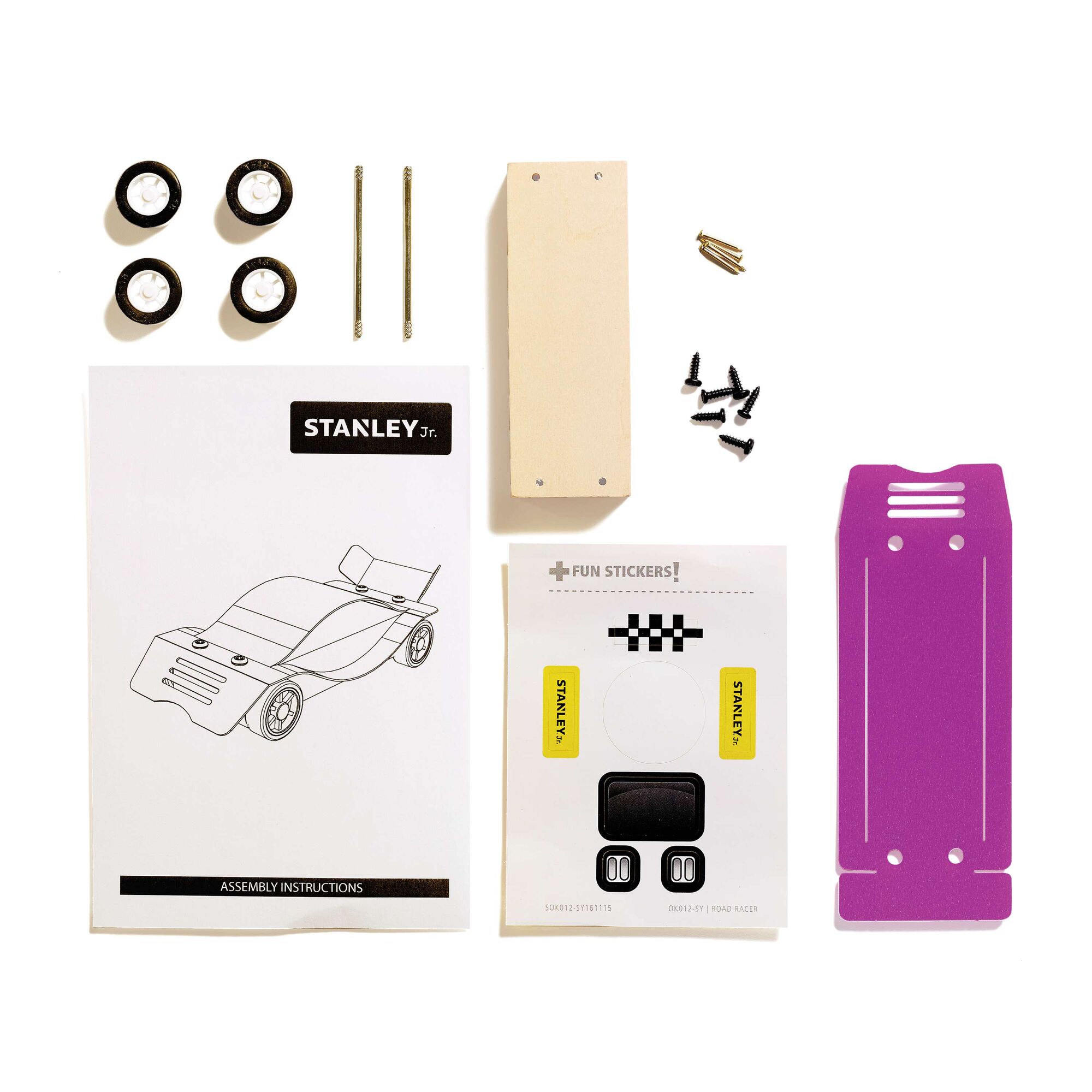 STANLEY Jr. Wooden DIY Kit - Road Racer thumbnail 3