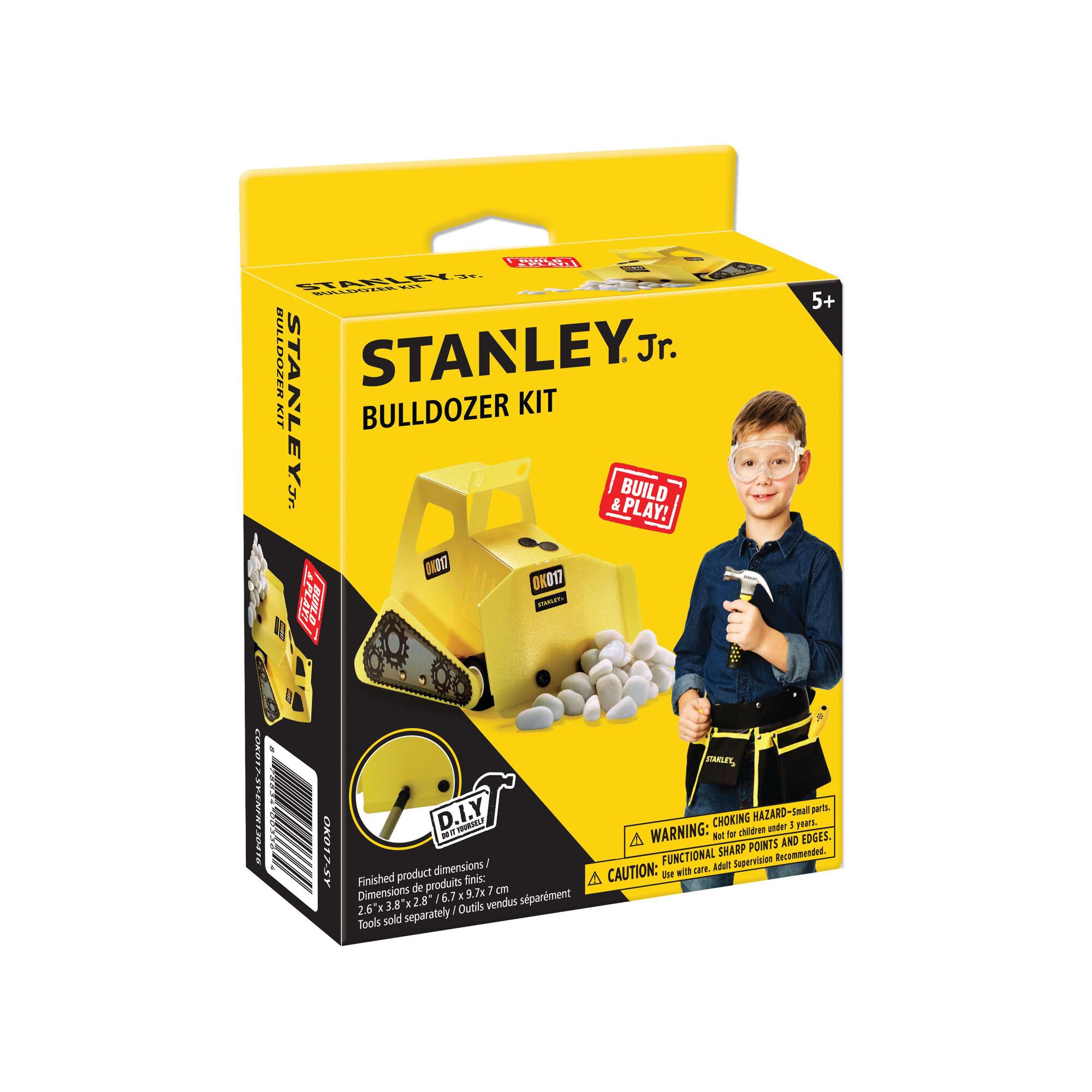 STANLEY Jr. Wooden DIY Kit - Bulldozer thumbnail 2