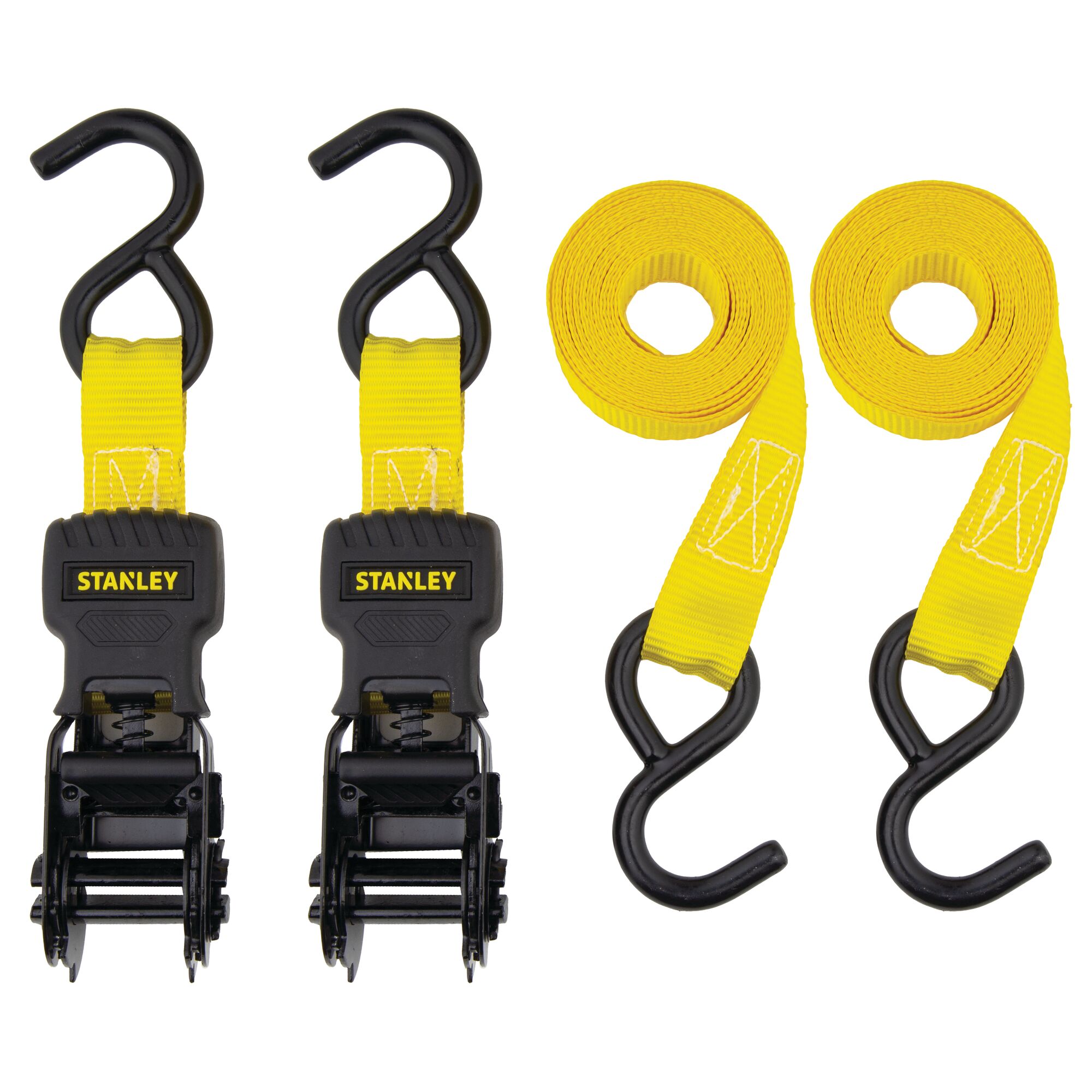 STANLEY® Ratchet Straps (2 PK)