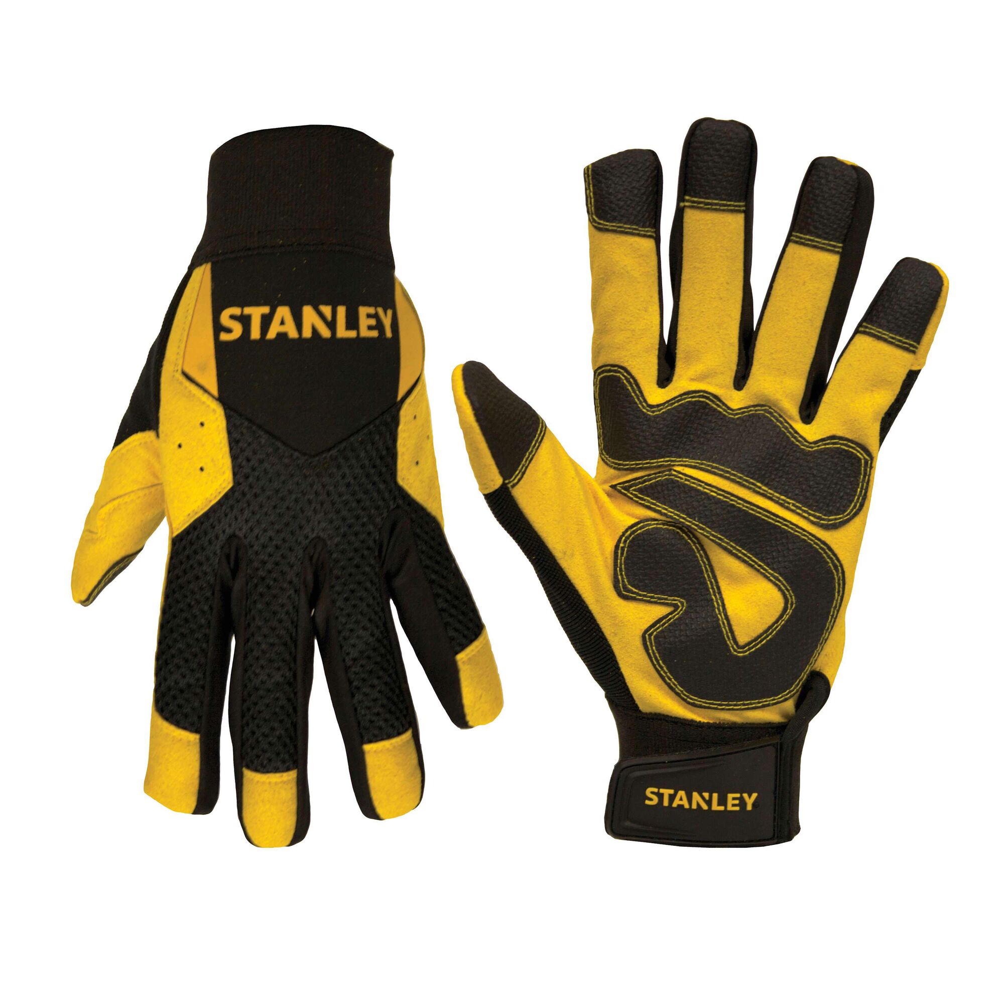 Synthetic Leather Comfort Grip Gloves