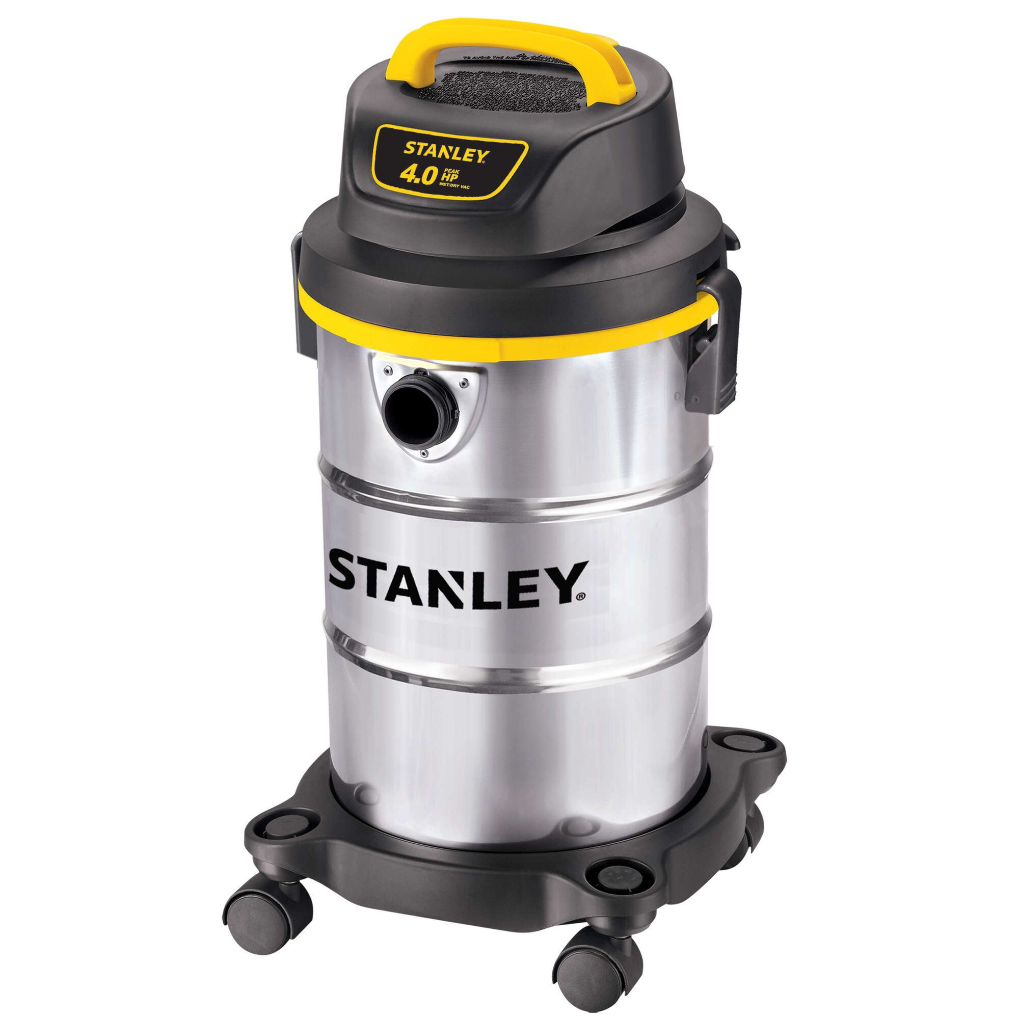 5 gal 4 Peak Horsepower Portable Stainless Steel Wet/Dry Vacuum