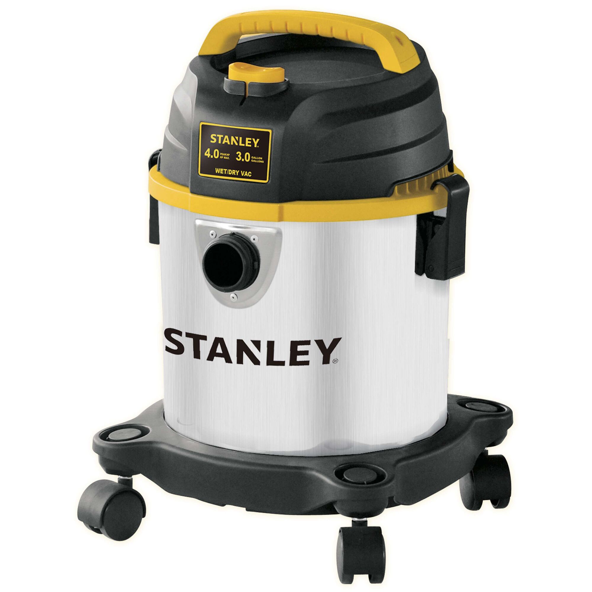 3 gal 4 MAX HP Portable Stainless Steel Vacuum