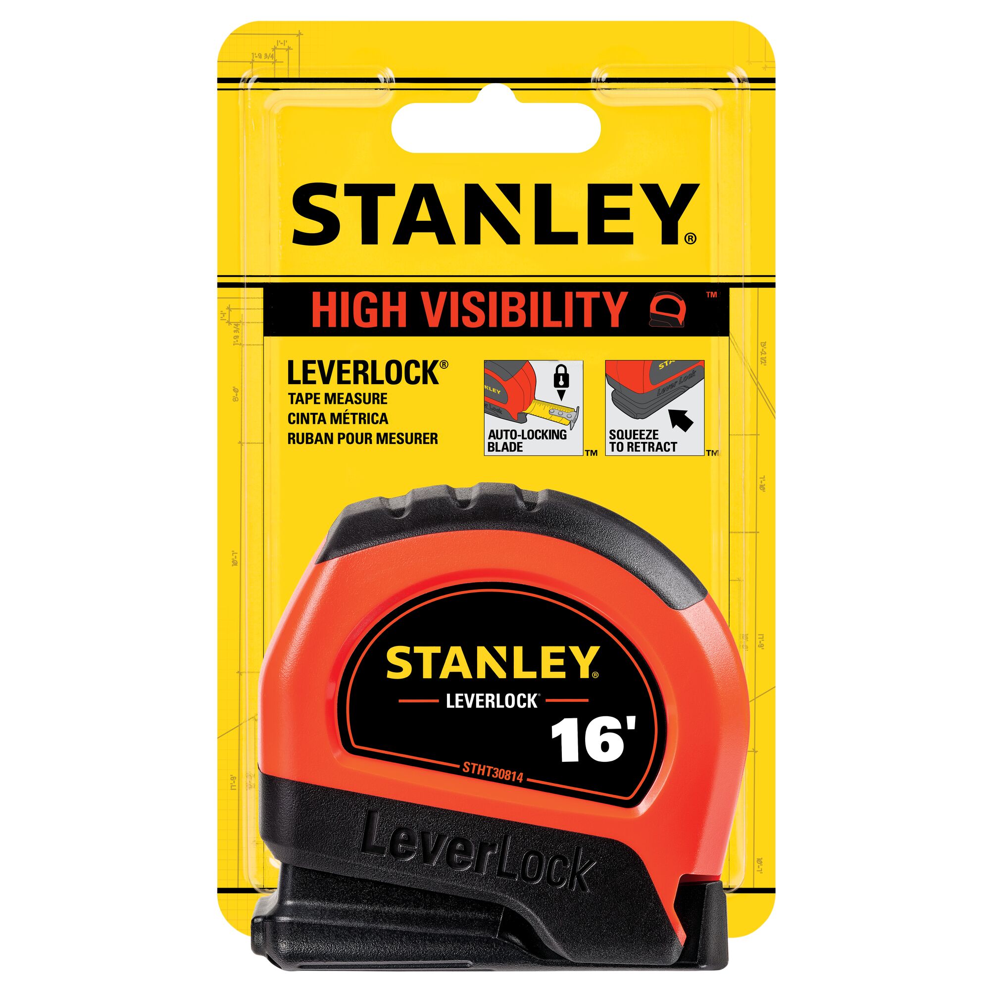 16 ft High-Visibility LEVERLOCK® Tape Measure thumbnail 5