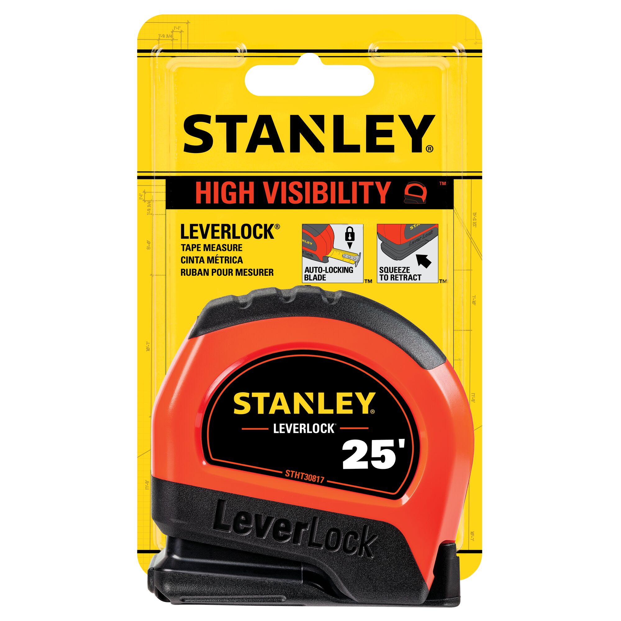 25 ft High-Visibility LEVERLOCK® Tape Measure thumbnail 7