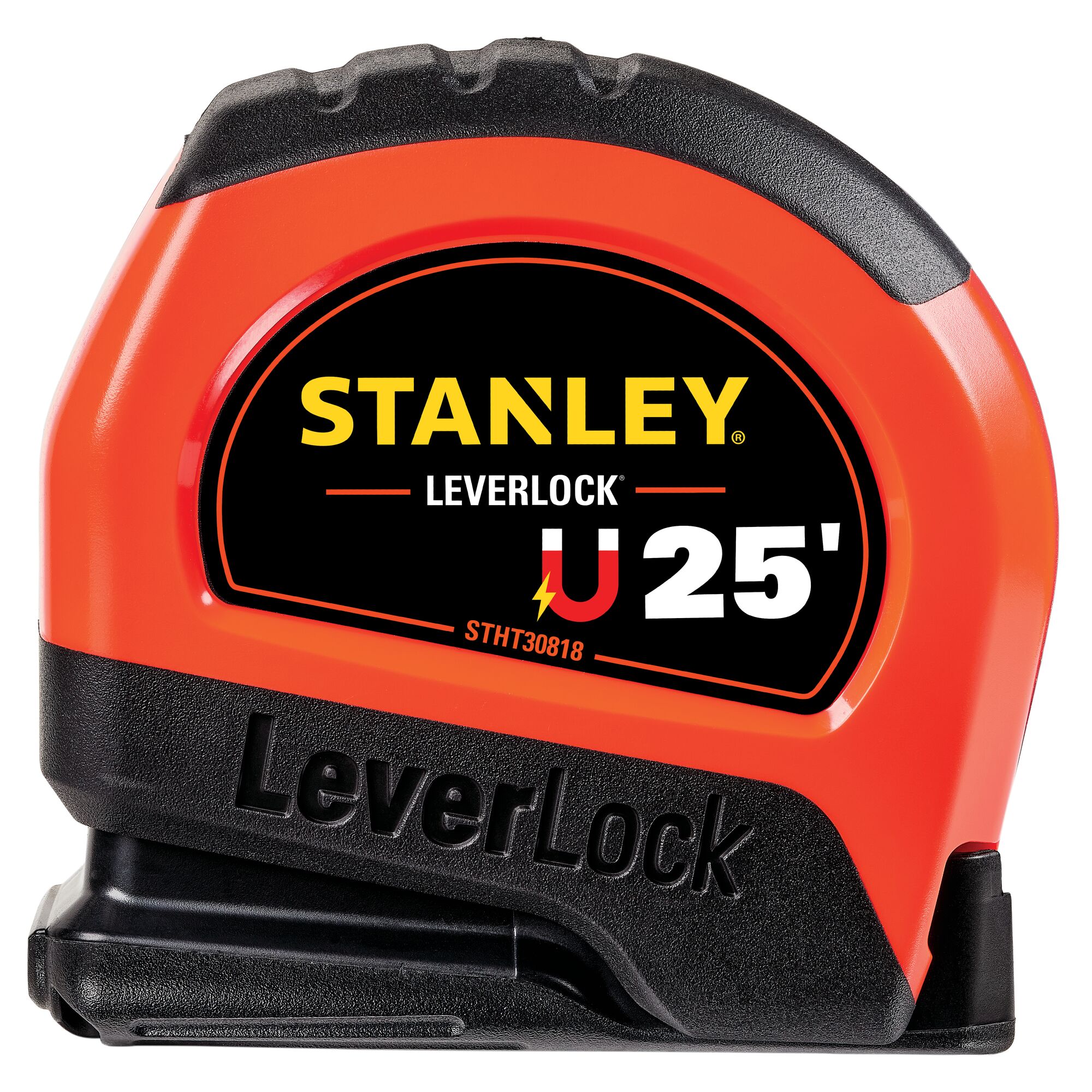 25 ft High-Visibility Magnetic LEVERLOCK® Tape Measure