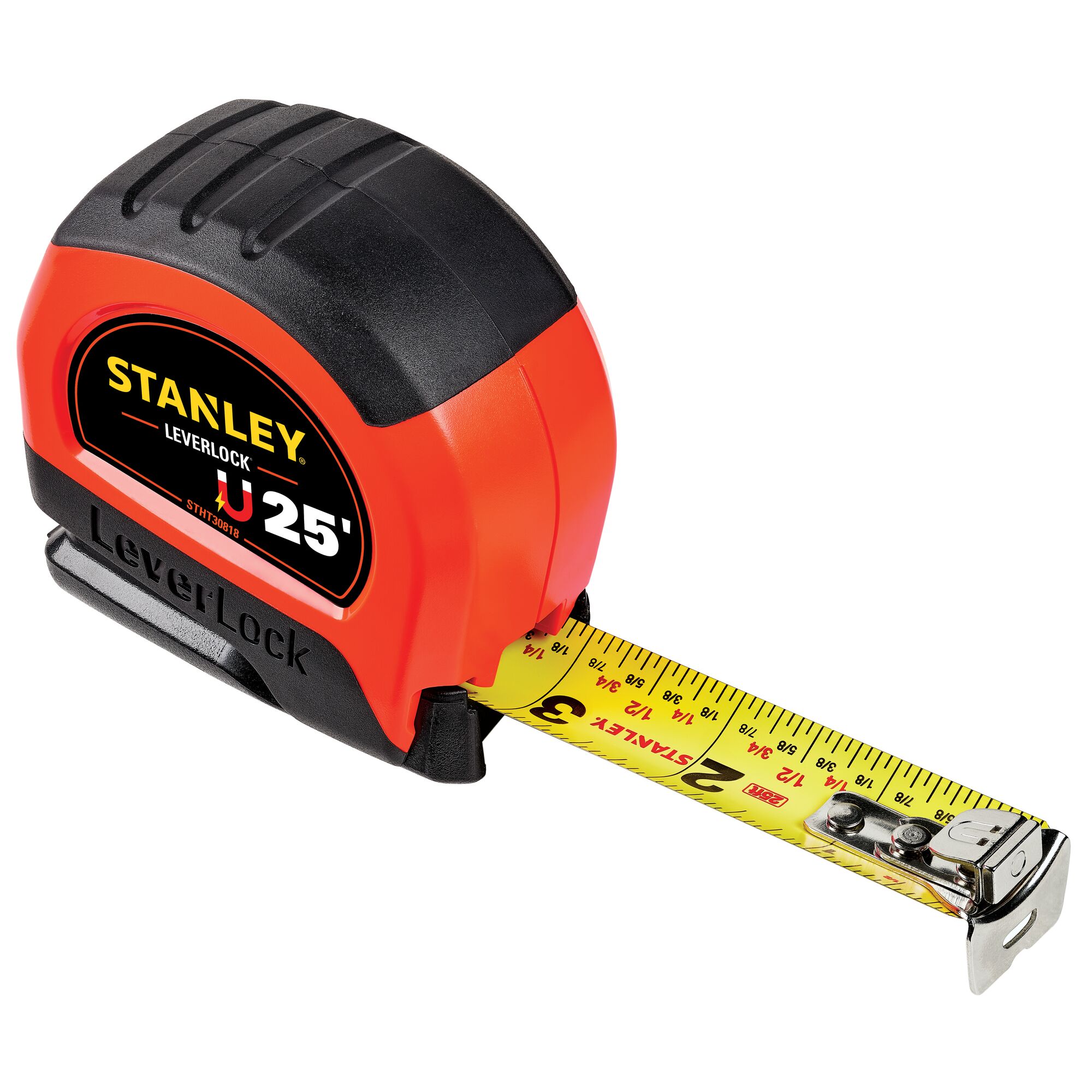 25 ft High-Visibility Magnetic LEVERLOCK® Tape Measure thumbnail 3