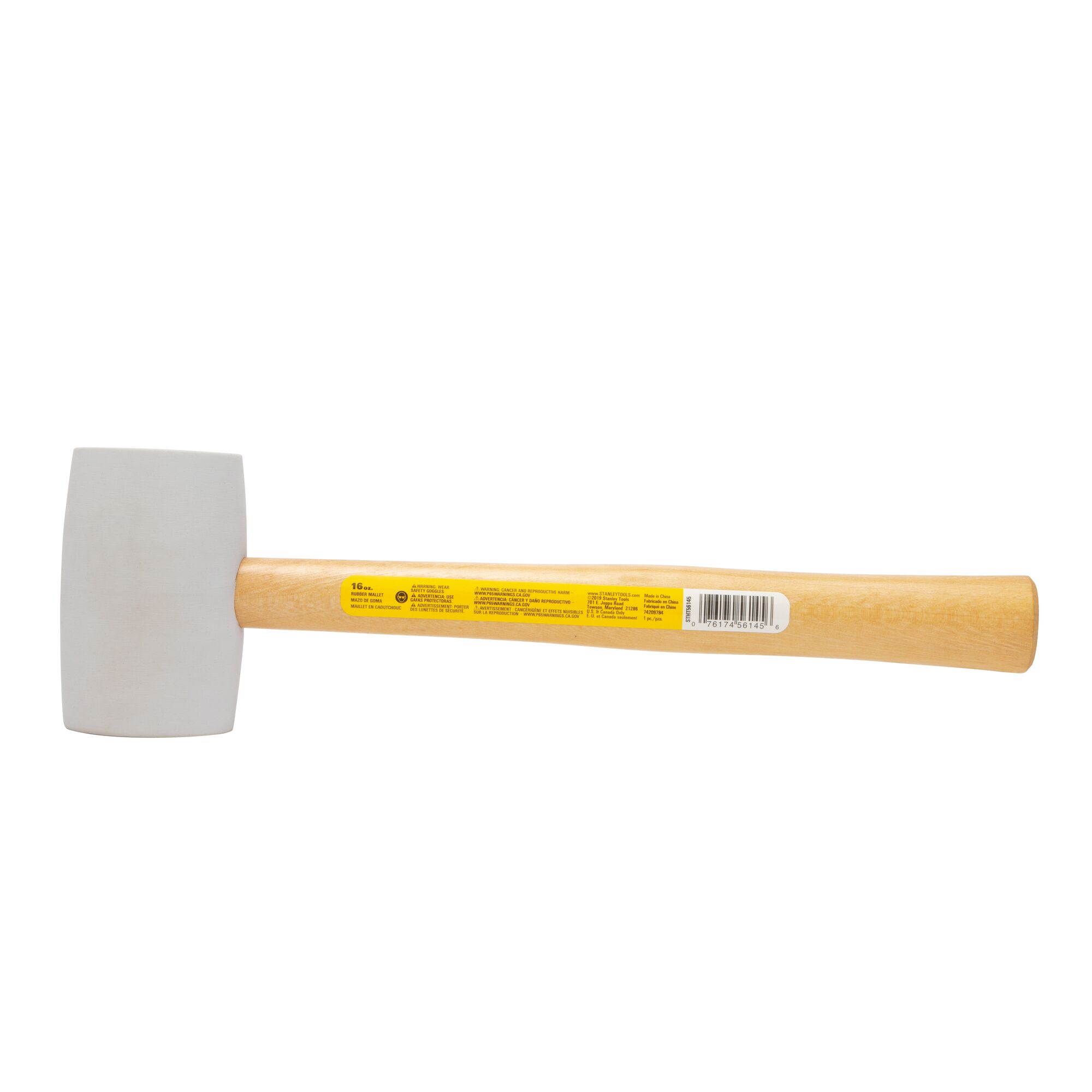 16 oz White Rubber Mallet thumbnail 3