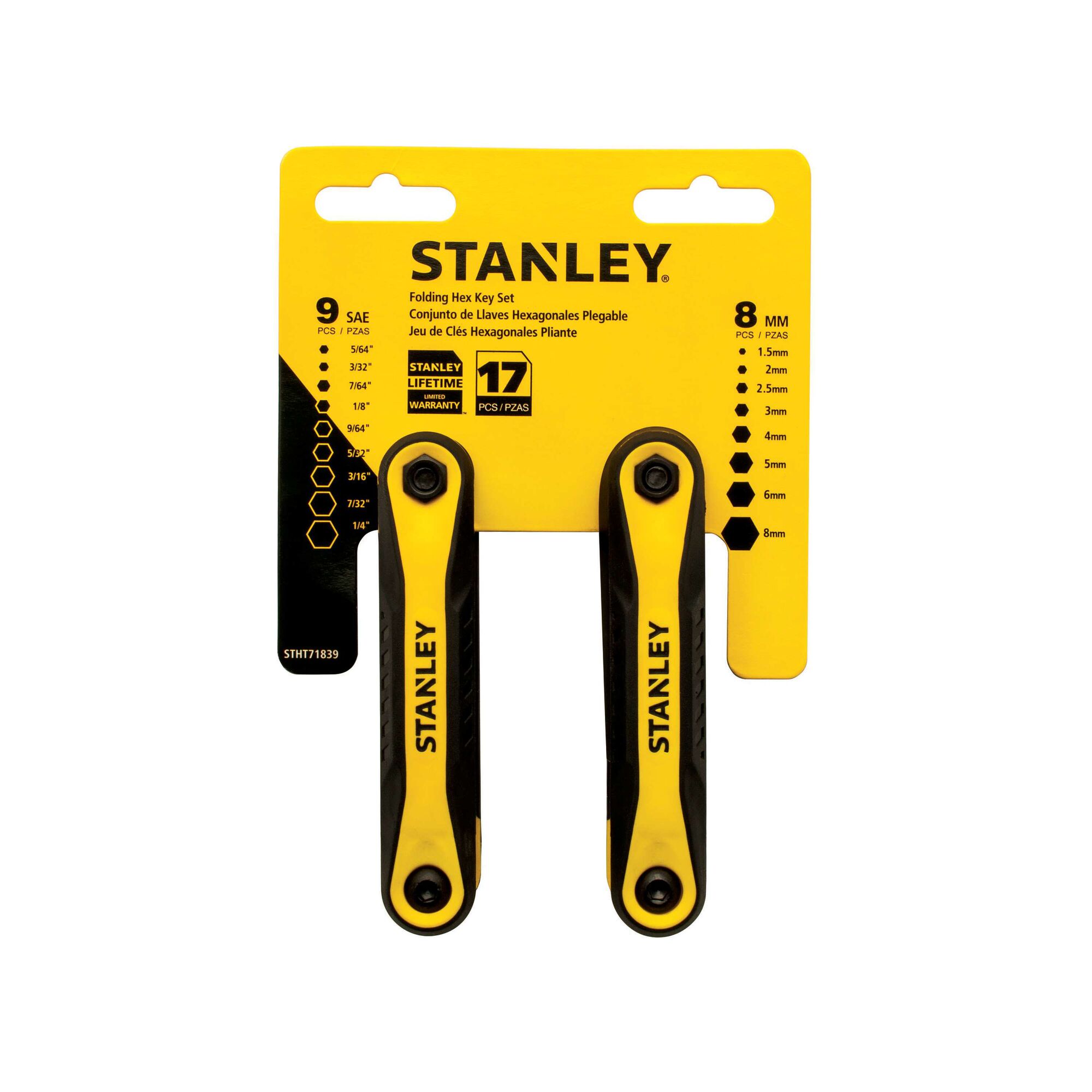 Folding Metric and SAE Hex Keys (2 Pk) thumbnail 4