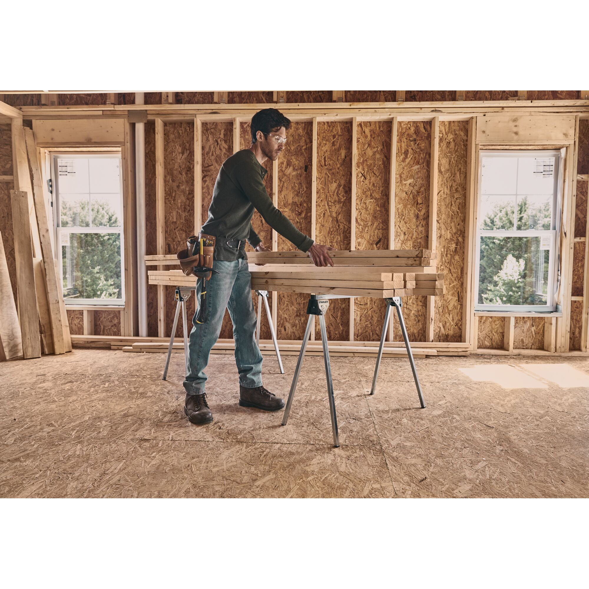 STANLEY® Metal Sawhorse