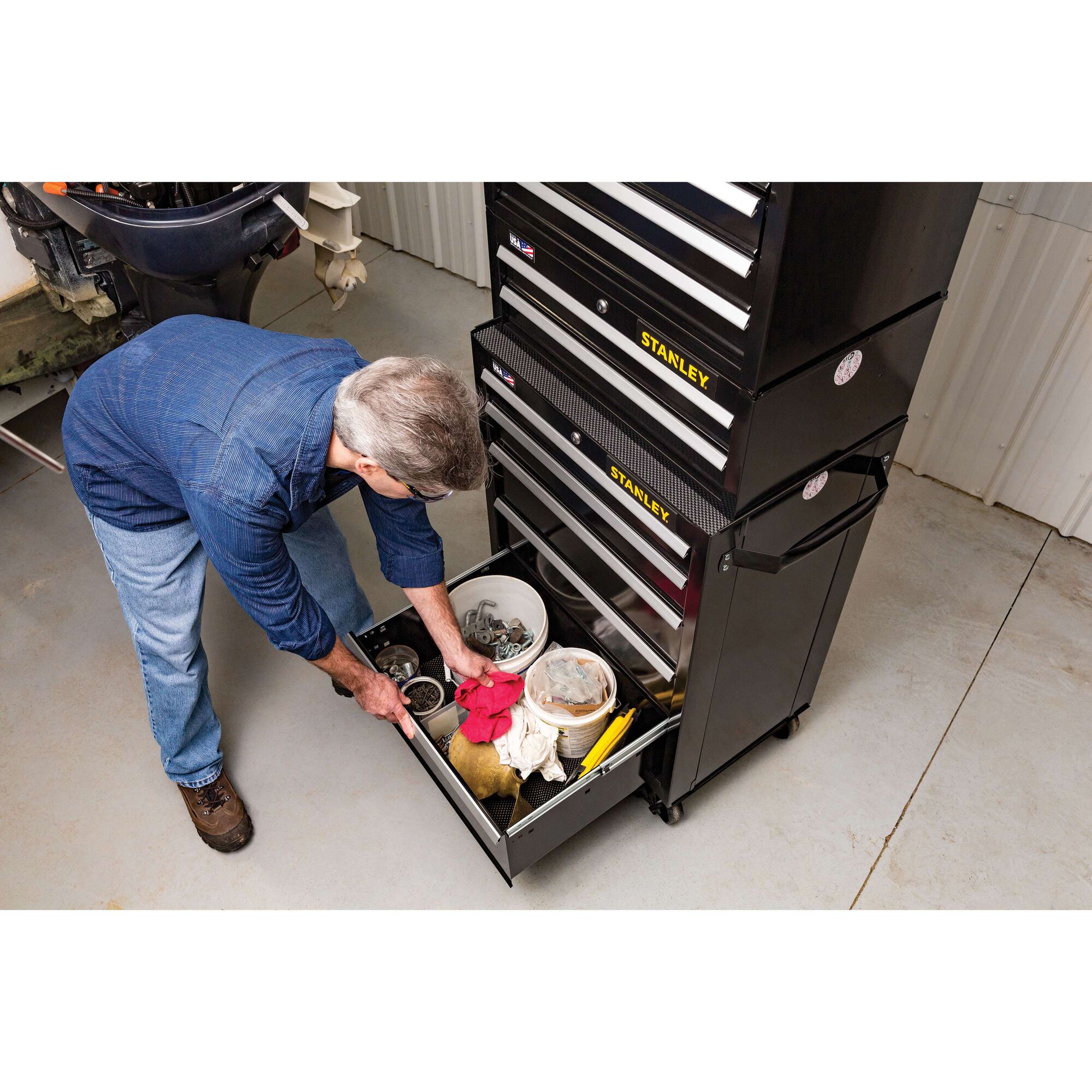 STANLEY® 300 Series 26 in W 2-Drawer Middle Tool Chest thumbnail 4