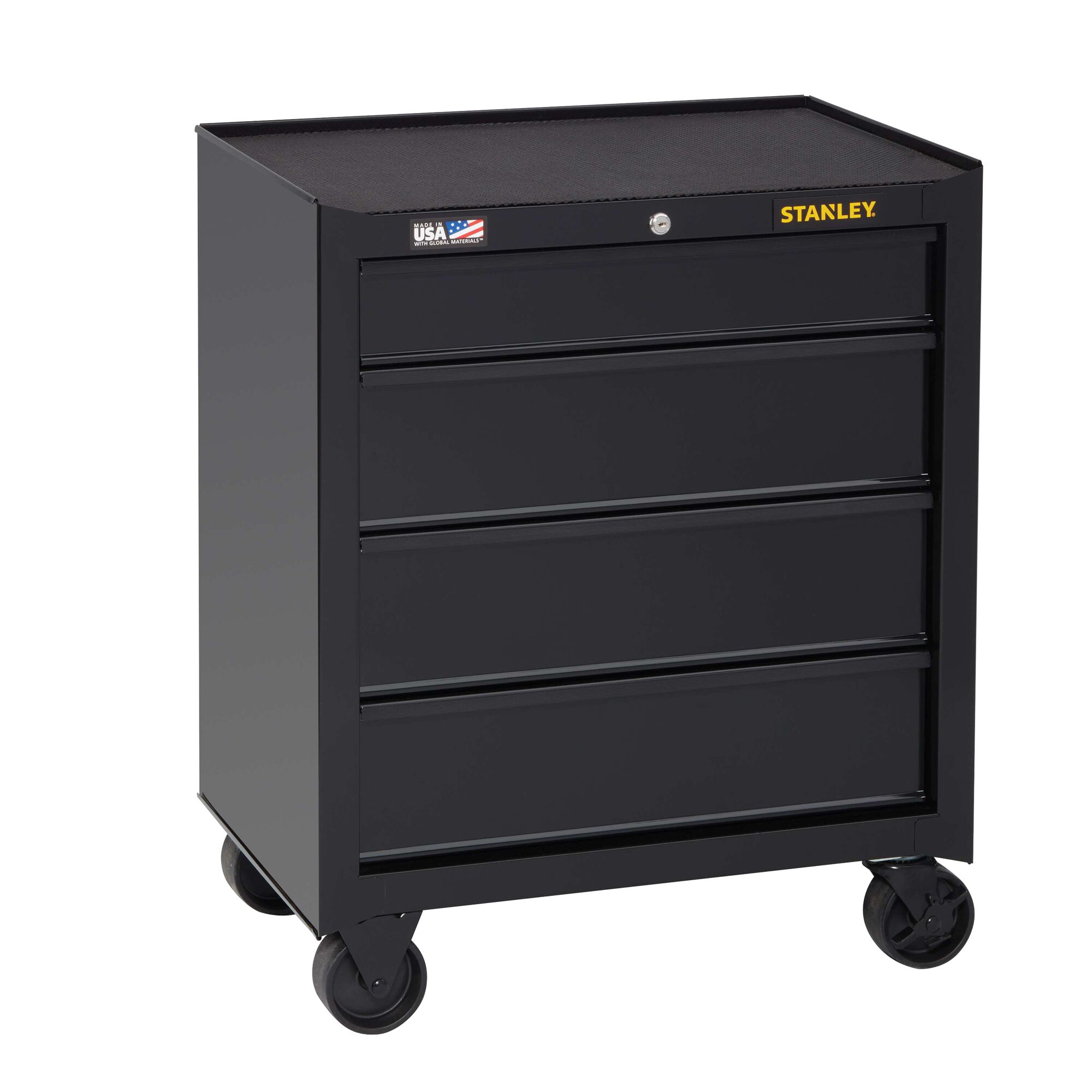 STANLEY® 100 Series 26 in W 4-Drawer Rolling Tool Cabinet thumbnail 2