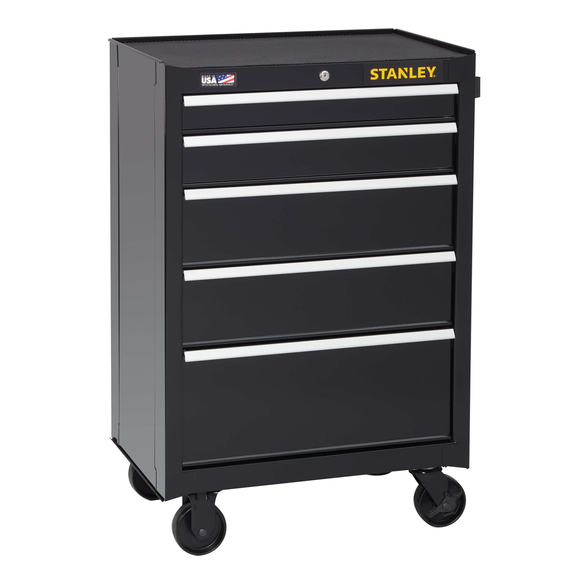 STANLEY® 300 Series 26 in 5-Drawer Rolling Tool Cabinet thumbnail 2