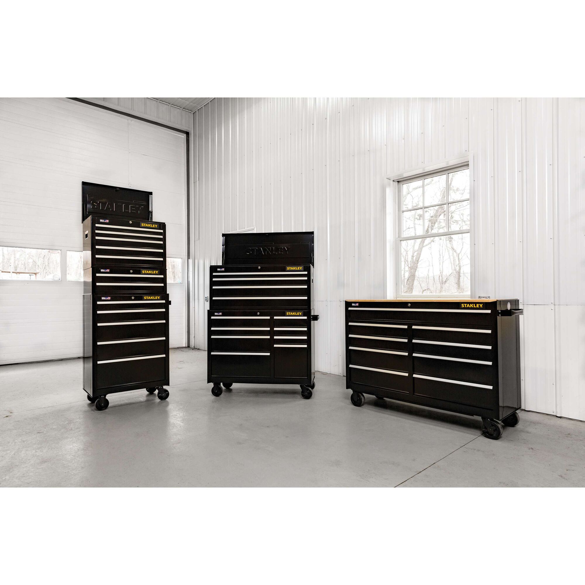 STANLEY® 300 Series 26 in 5-Drawer Rolling Tool Cabinet thumbnail 11