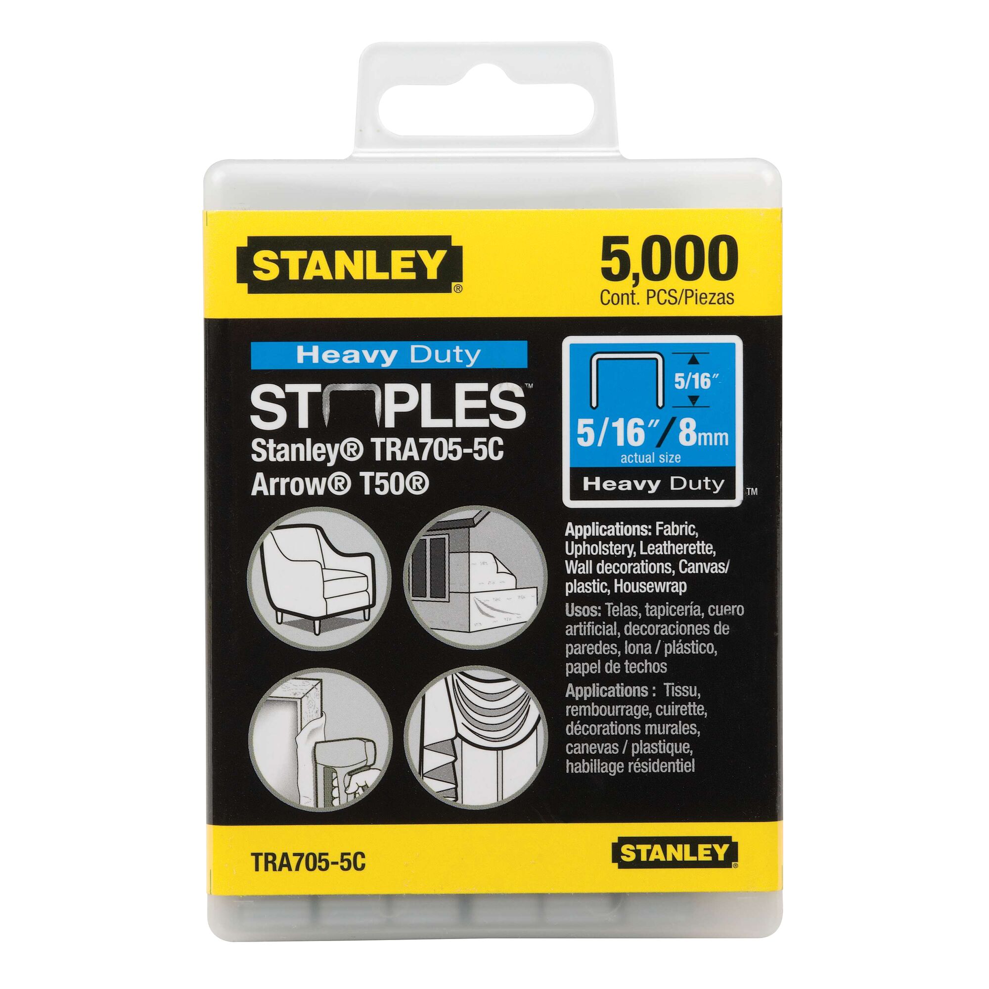 5/16 in Heavy Duty Staples (5000 PK)