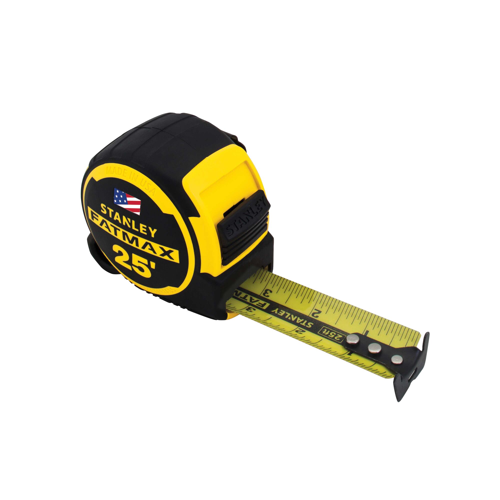 STANLEY FATMAX Magnetic Tape Measure 25 ft x 1-1/4 in Corrosion Resistant 