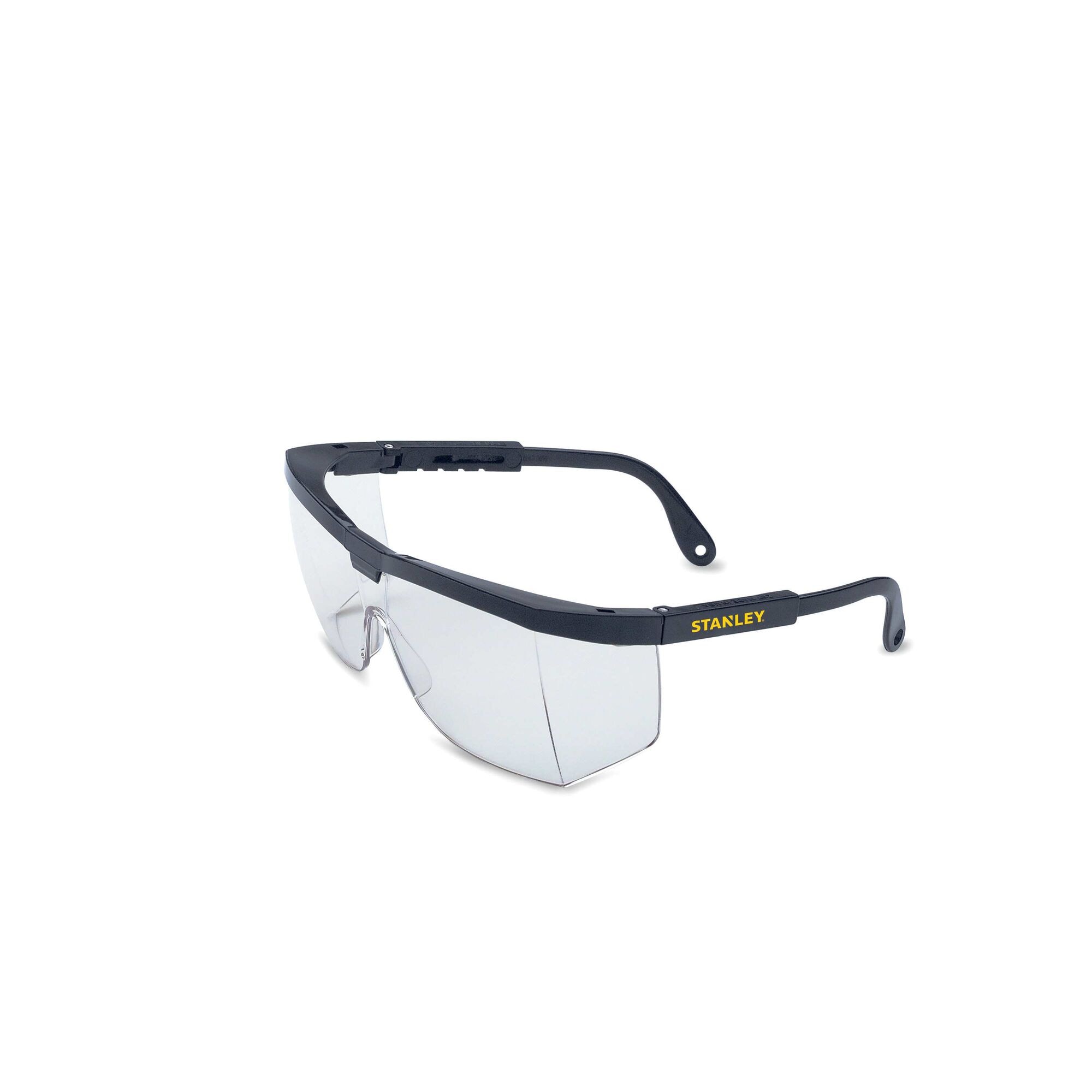 Stanley Safety Glasses Bandit Clear Lens Black Frame Premium Comfort RST-61008 
