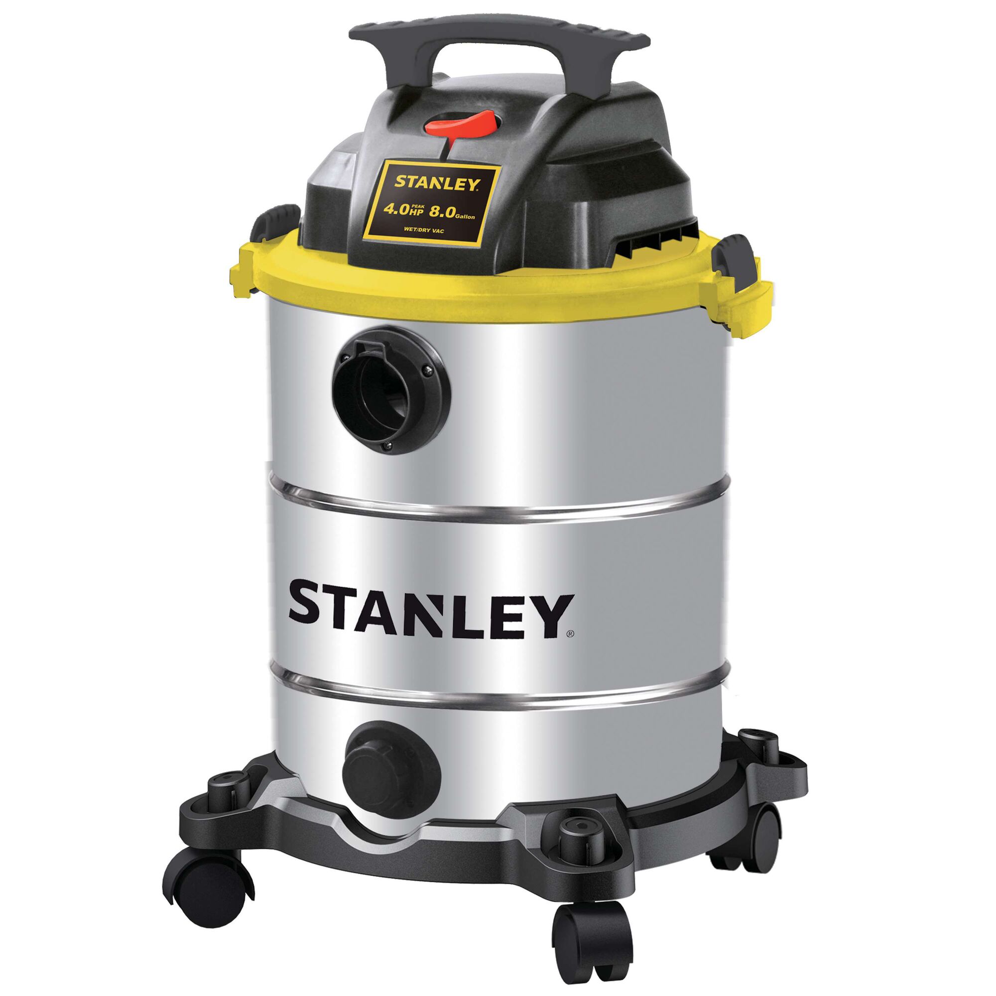 8 gal 4 Peak MAX HP Stainless Steel Wet/Dry Vacuum | STANLEY