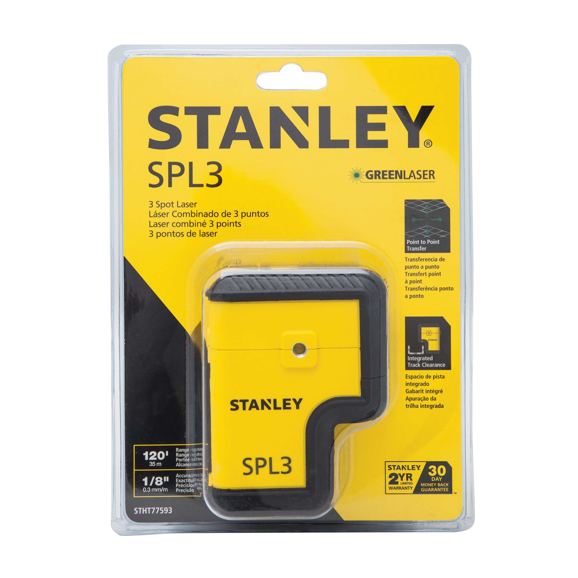 Stanley Intelli Tools Slp3 3 Spot Laser Level for sale online 