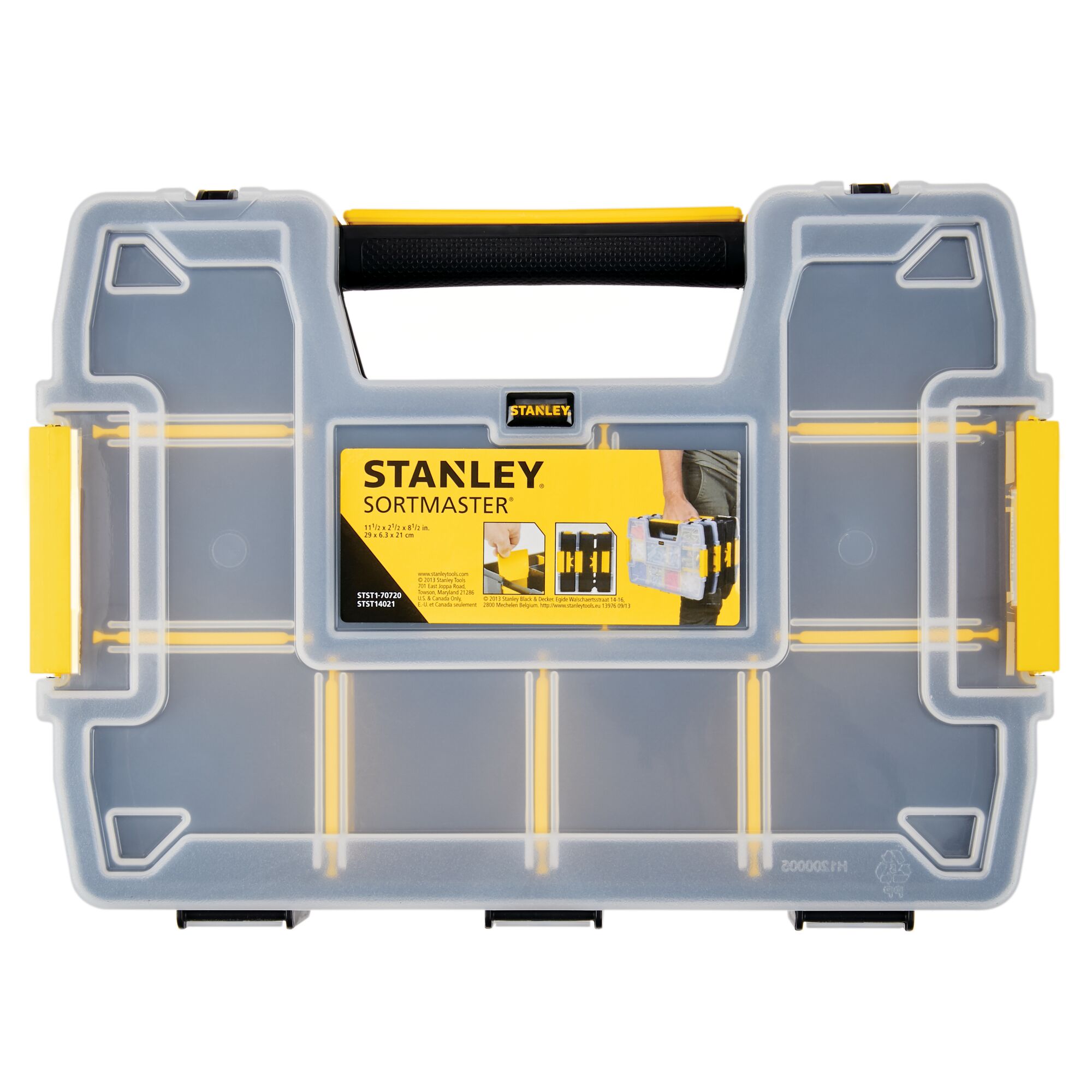 Stackable 1-97-483 Stanley Organiser Sortmaster Junior Toolbox Empty 
