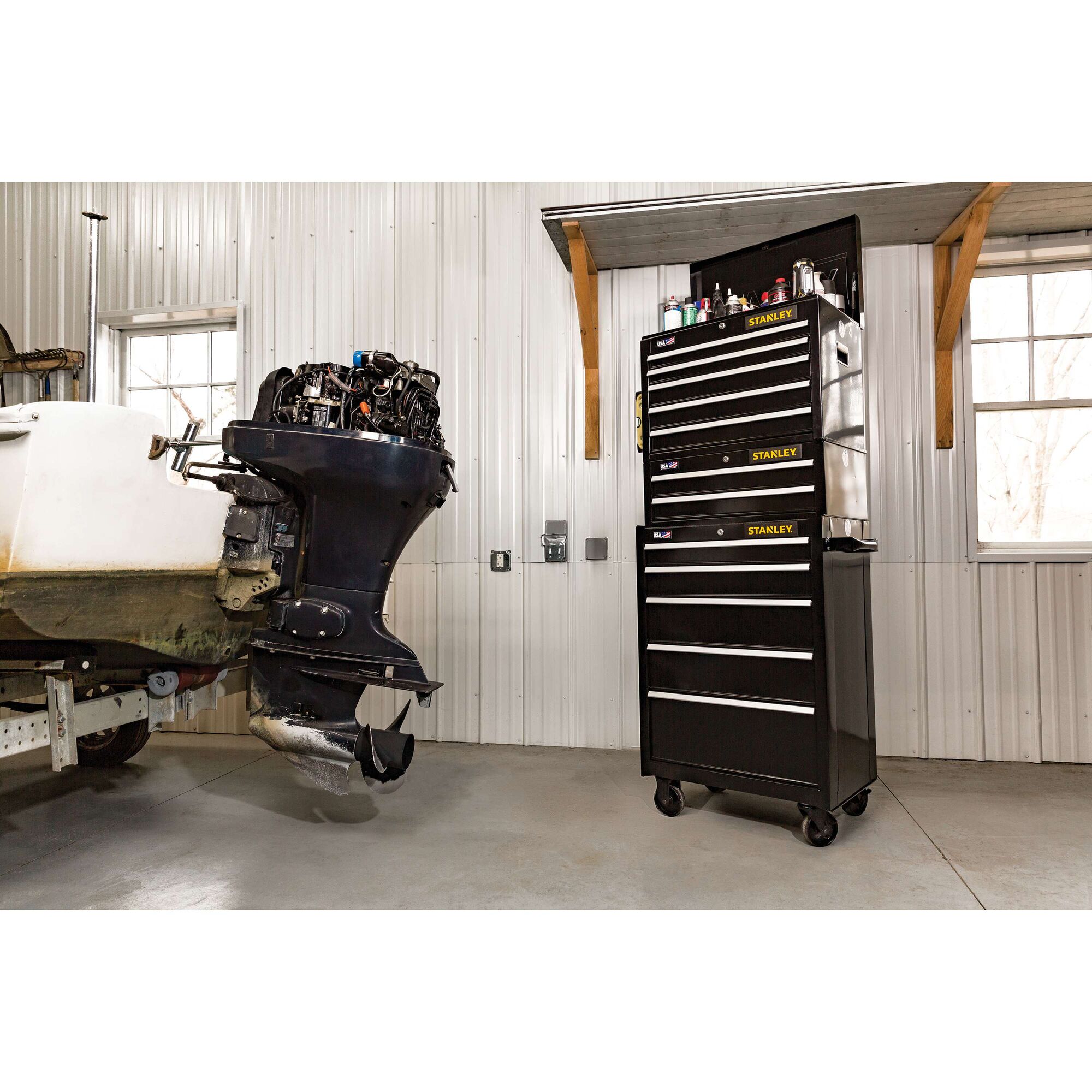 STANLEY® 300 Series 26 in W 5-Drawer Tool Chest | STANLEY